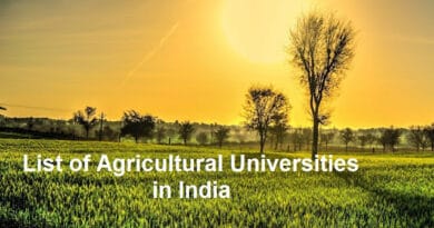 List of Agricultural Universities in India