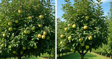 Yield Differences Between Young and Mature Fruit Trees